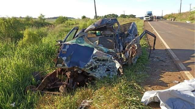 &Ocirc;nibus que saiu de MS se envolve em acidente com morte em Santa Catarina 