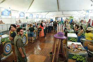 Mais de 200 expositores participam da feira de produtos e serviços (Foto: Sebrae MS)
