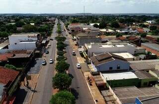 Centro da cidade de Caarapó em MS (Foto: Divulgação)