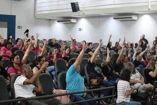 Audiência pública realizada na Câmara Municipal de Vereadores, em 2023 (Foto: Marcos Maluf)