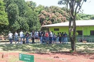 Em 29 de novembro, trabalhadores protestaram em frente à Iagro. (Foto: Marcos Maluf)