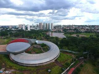 Estrutura do Bioparque Pantanal, localizado no Parque das Nações Indígenas, em Campo Grande (Foto: Luiz Diniz)