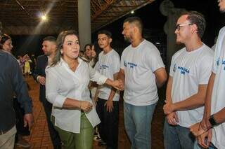 Adriane durante lançamento de pacote de investimentos na Educação. (Foto: Arquivo)