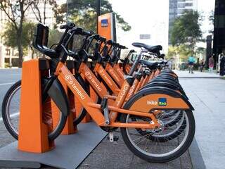 Modelo de bicicletas com sistema de compartilhamento (Foto: Divulgação/Tembici)