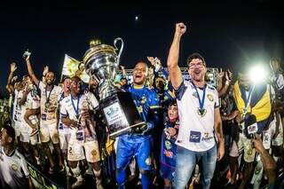O Costa Rica Esporte Clube foi o campeão do futebol profissional masculino (Foto: @eduardofotoms)
