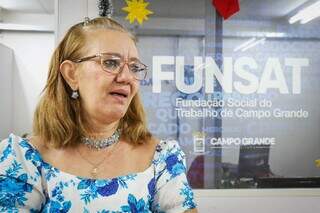 Hilda de Oliveria, gerente da Funsat (Foto: Henrique Kawaminami)