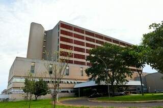 Prédio do Hospital Regional de MS em Campo Grande. (Foto: Divulgação HRMS)