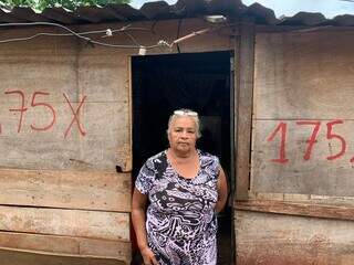 Sandra Maria Pereira, moradora da favela do Mandela (Foto: Natália Olliver)