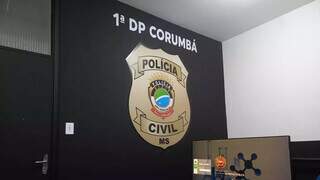 Sala de registro de ocorrência da 1ª Delegacia de Corumbá onde caso é investigado (Foto: Divulgação | PCMS)