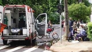Motociclista arremessado em cruzamento da regi&atilde;o central morre no hospital