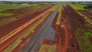 Com pista pronta, aeroporto de Dourados ter&aacute; terminal de 3,3 mil m&sup2;