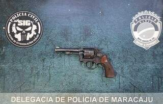 Arma utilizada no crime era um revólver conforme a Polícia Civil (Foto: Divulgação)