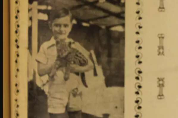 Em 1939, menino segurando on&ccedil;a era o orgulho de Campo Grande