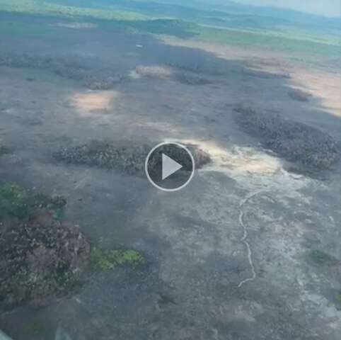 Chuva chega e apaga focos de inc&ecirc;ndio em fazendas no Pantanal