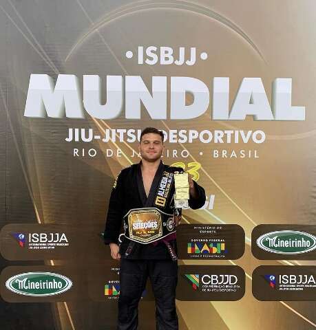 Lutador de MS se prepara para competi&ccedil;&atilde;o europeia de jiu-jitsu