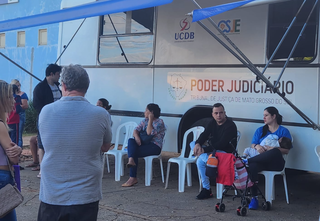 Ônibus da Justiça Itinerante começa nesta segunda-feira a percorrer bairros de Campo Grande  (Foto: Divulgação/TJMS) 