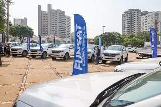 Carros entregues às secretarias de Campo Grande em outubro de 2023 (Foto: Arquivo Campo Grande News/Henrique Kawaminami)