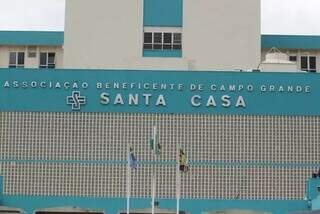 Fachada da Santa Casa, localizada na região central de Campo Grande (Foto: Marcos Maluf)
