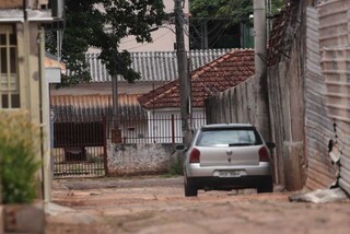 Travessa Pimentel, localizada no centro de Campo Grande (Foto: Marcos Maluf)