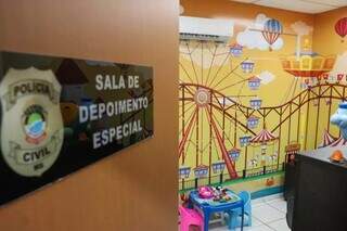 Sala de depoimento especial na DEPCA (Delegacia Especializada de Proteção à Criança e Adolescente). (Foto: Henrique Kawaminami/Arquivo)