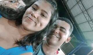 Jennifer e o namorado, Paulo Victor Rosa Camposano, ambos mortos por consequência de acidente em Corumbá (Foto: Reprodução das redes sociais)