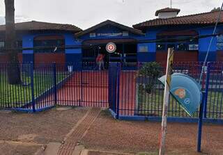 Fachada da Escola Municipal Frederico Soares, na Vila Popular. (Foto: Reprodução/Google Street View) 
