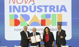 Presidente Lula (PT) durante anúncio do programa Nova Indústria (Foto: Marcelo Camargo/Agência Brasil)