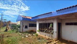 Obra da Emei (Escola de Educação Infantil) na Rua das Camélias, no Bairro Oliveira III, em fevereiro de 2023 (Foto: Divulgação/Vereador André Luis Soares da Fonseca)