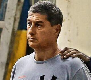 Ronnie Lessa quando foi preso acusado pelo assassinato de Marielle Franco. (Foto: O Globo)