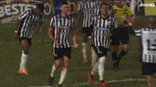 Jogadores do Operário comemoram gol marcado por Fell, na segunda etapa da partida. (Foto: Reprodução/YouTube)