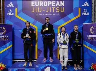 Atleta de MS garante o p&oacute;dio em competi&ccedil;&atilde;o europeia de jiu-jitsu