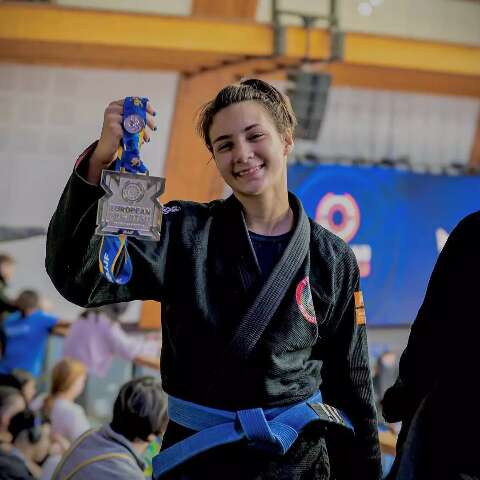 Atleta de MS garante o p&oacute;dio em competi&ccedil;&atilde;o europeia de jiu-jitsu