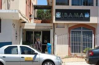 Sede do Ibama em Campo Grande na época da operação da PF, em 2011. (Foto: Arquivo)