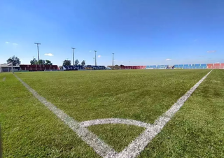 Gramado do Estádio Jacques da Luz, em Campo Grande. (Foto: Arquivo/Campo Grande News)