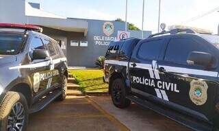 Delegacia de Polícia Civil de Cassilândia, que apura o caso. (Foto: Divulgação)