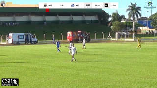 Jogadores em campo no Estádio Sotero Zarate, em Sidrolândia. (Foto: Reprodução/YouTube)