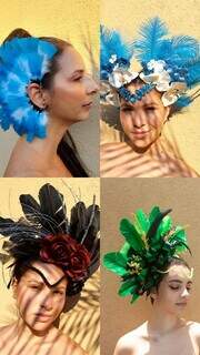Para o Carnaval, Ana produz tiaras, presilhas e earcuffs florais. (Foto: Arquivo pessoal)