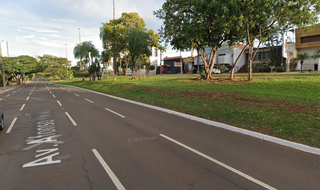 Avenida Afonso Pena, região em que o servidor foi abordado e preso pela Polícia Militar (Foto: reprodução / Google)