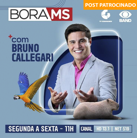 TV Guanandi: Bruno Callegari estreia “Bora MS” dia 05