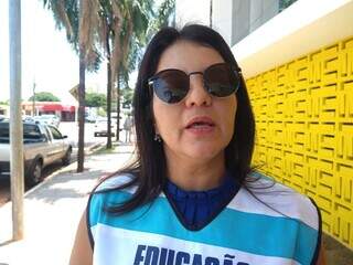 Diretora de educação no trânsito do Detran-MS (Foto: Idaicy Solano)