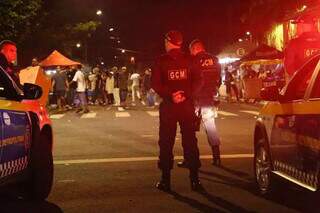 Guarda Civil Metropolitana, durante o Carnaval de 2023 (Foto: Arquivo/ Campo Grande News)