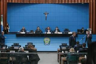 Sessão ordinária da Assembleia Legislativa em 2023 (Foto: Marcos Maluf)