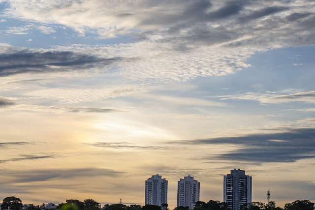 Ter&ccedil;a-feira ser&aacute; de altas temperaturas e chuva em MS 