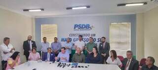 Encontro com membros do partido foi realizado no diretório estadual, que fica na Capital (Foto: Jackeline Oliveira)