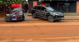 Equipes do Garras em um dos endereços onde mandados foram cumpridos hoje (Foto: Divulgação | PCMS)