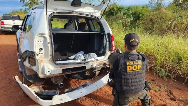 Homens s&atilde;o presos, na zona rural de Ponta Por&atilde;, com coca&iacute;na que iria para SP