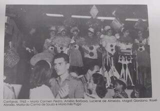 Registro do Carnaval, festa tradicional no clube, em 1965. (Foto: Arquivo/Rádio Clube)