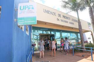 Entrada da UPA Coronel Antonino, em Campo Grande (Foto: Arquivo/Paulo Francis)