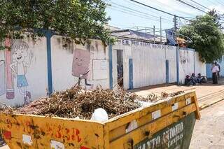 Aulas não começaram na Escola Manoel Inácio de Souza devido a obras (Foto: Henrique Kawaminami)