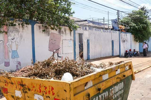 Obras que parecem longe de acabar podem atrasar mais o in&iacute;cio de aulas